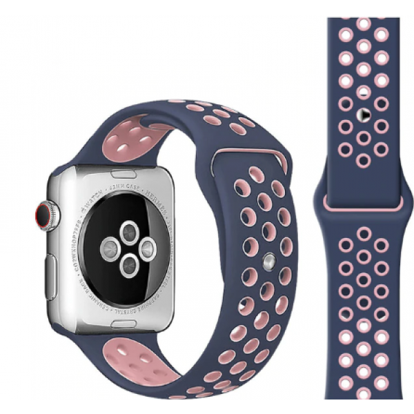 Pulseira Esportiva para Apple Watch Azul e Rosa