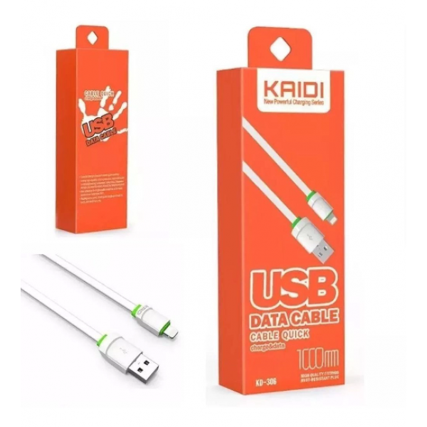 Cabo de Dados USB para iPhone Kaidi KD-306