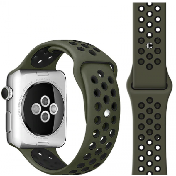 Pulseira Esportiva para Apple Watch Verde e Preta