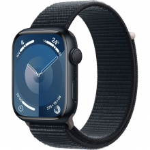 Apple Watch Series 9 41mm, GPS, Alumínio Midnight, Pulseira Loop Midnight 